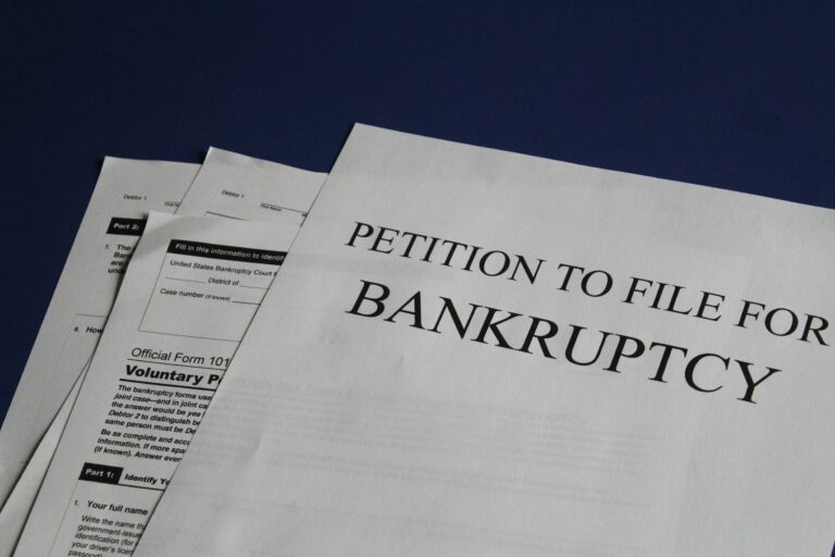 Defendant Files for Bankruptcy